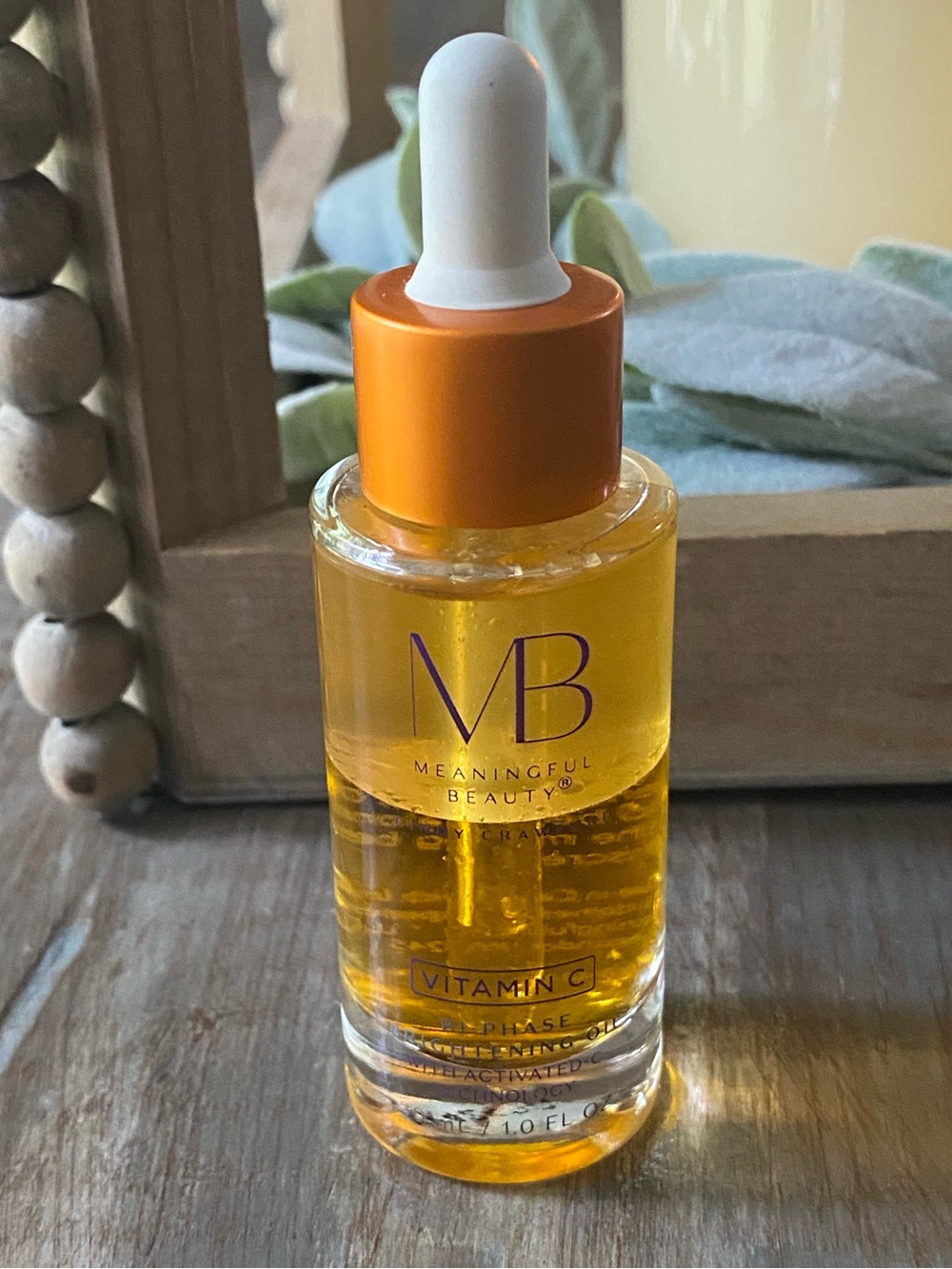 Meaningful Beauty Vitamin C Bi-Phase Brightening Oil with Activated C Technology